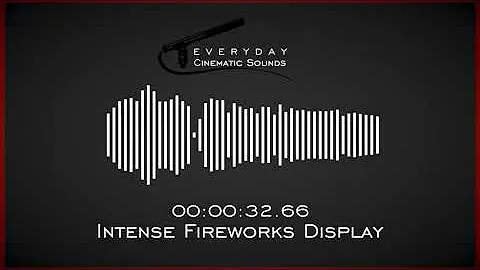 Intense Fireworks Display | HQ Sound Effect