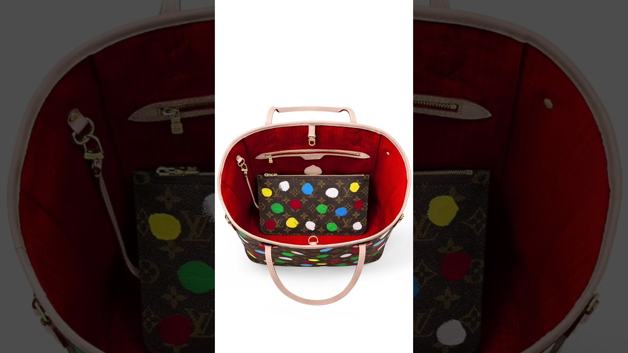 M46381 Louis Vuitton x Yayoi Kusama LV X YK NEVERFULL MM