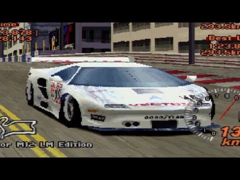 Gran Turismo 2 - Vector M12 LM Race Car REVIEW