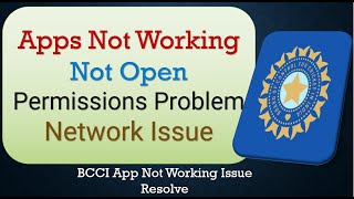 How To Fix BCCI App not working | Not Open | Space Issue | Network & Permissions Issue screenshot 1