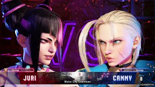 Street Fighter 6 - Juri  Vs. Cammy (LEVEL 8)