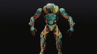Biopunk alien turntable