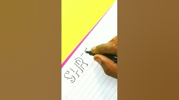 SHADOW name calligraphy | #shadow #shorts #art #shadowart #viral