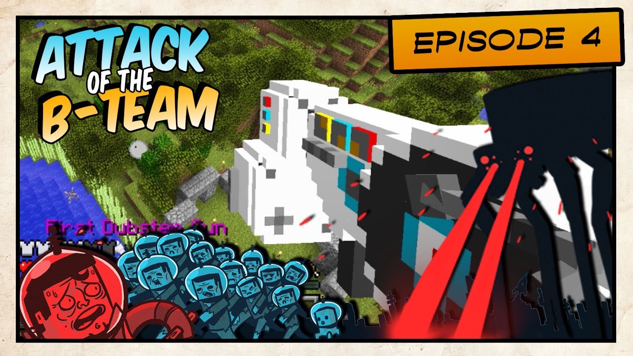 Minecraft - Attack of the B-Team - Dubstep Gun! - E4 - YouTube