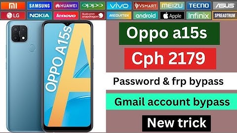 oppo a15s (cph2179) password & frp bypass unlock tool / oppo a15s gmail account bypass