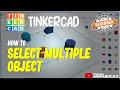 TinkerCAD How To Select Multiple Objects