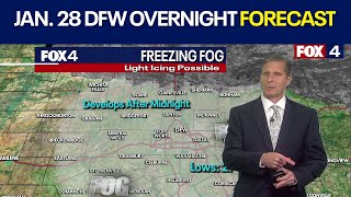 Dallas Weather Jan. 28 Overnight Forecast