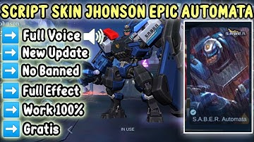 Script Skin johnson Epic Automata Full Effect terbaru no password