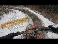 Sliding Around In The Snow! // DIY Motocross Track, S1 Ep.9