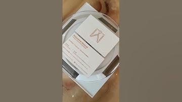 no color deboss and gold foil business cards M YZJ