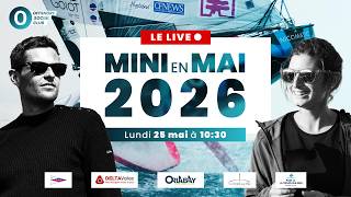 Grand Départ de la Mini en Mai 2026 en DIRECT de La Trinité sur Mer avec la SNT et Delta Voiles