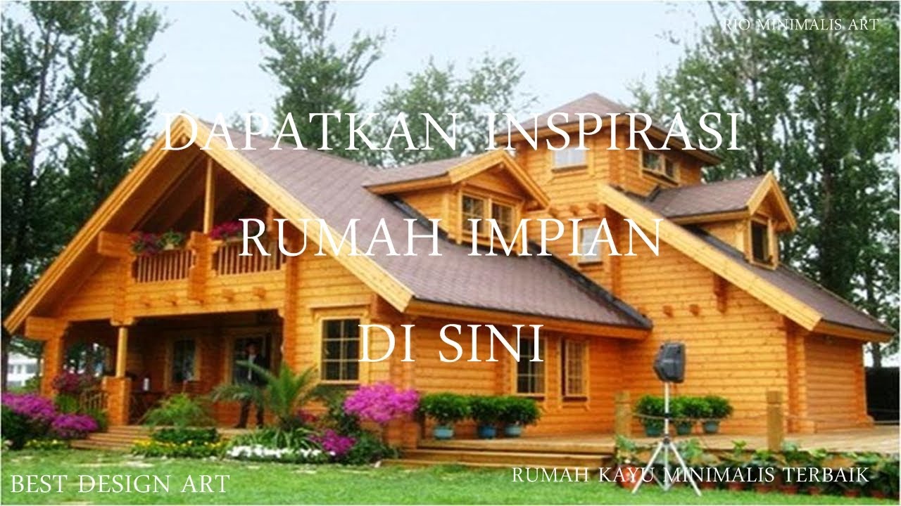 Contoh Desain Unik  Dan  Cantik  Rumah  Kayu  Minimalis Moderen 