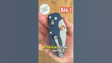 Day 1️⃣: Edge Retention Testing - Spyderco Manix 2 Spy27 #triedandtrueedc #testing #spydercoknives