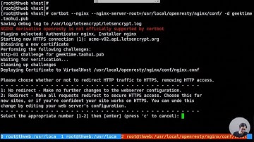 深入浅出 nginx重点知识详解（完） P18  18  用免费 SSL 证书实现一个 HTTPS 站点