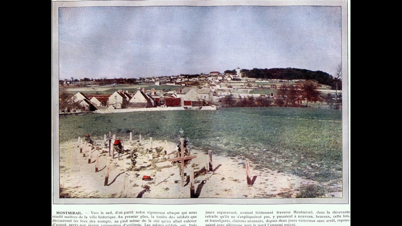 Bataille de la Marne - Photographies couleurs prises en 1915 - Les lieux, les champs de bataille.