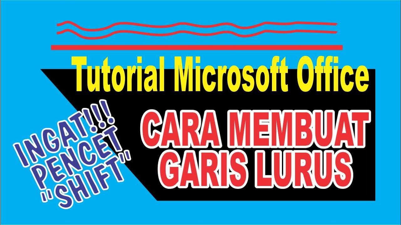 Cara Membuat Garis Di Microsoft Word 2007