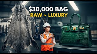 Inside the Modern Crocodile Leather Factory | From Raw Hide to $30,000 Luxury Handbags