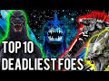 Top 10 Deadliest foes of Godzilla / Ranking Godzilla Enemies