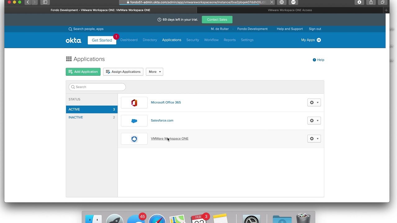 Okta and Workspace ONE - SCIM demonstration - YouTube