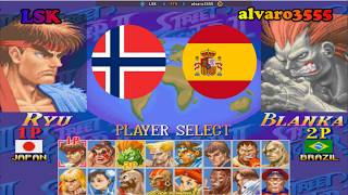 スーパーストリートファイターII X ➤ LSK (Norway) vs alvaro3555