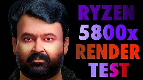 AMD Ryzen 7 5800X Maya Render Test... Good or Not ? | First Character Render Video in YouTube