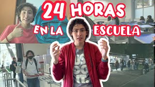 24 HORAS en la ESCUELA  Que hay en mi MOCHILA y CARTUCHERA? | Leo Study