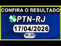 RESULTADO JB - PTN-RJ e LOOK-GO 18:20 | 17/04/2026
