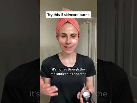 Video: Waarom brandt het als je lotion op een droge huid aanbrengt?