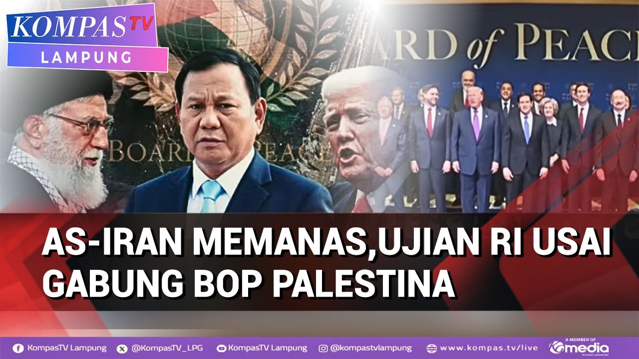 AS-Iran di Ambang Perang,Ujian RI usai Gabung BOP Palestina