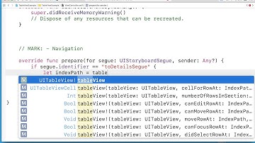 06 TableView Pass data to details view
