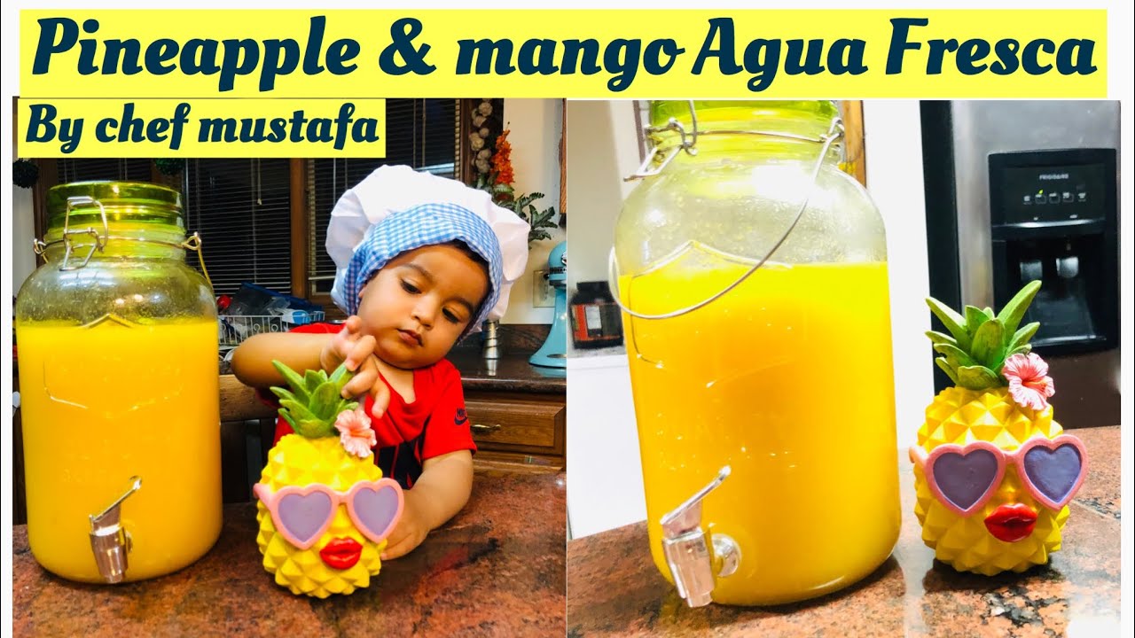 Pineapple Mango Agua Fresca Refreshing Summer Drink Recipe By pineapple-mango-agua-fresca-refreshing-summer-drink-recipe-by