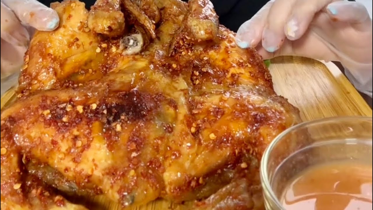 Gà nướng muối ớt da giòn thơm ngon❤️