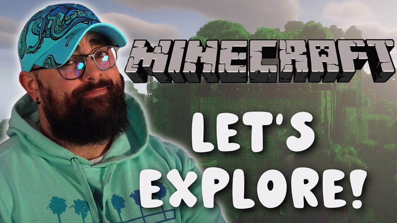 exploring and building a base! | Minecraft