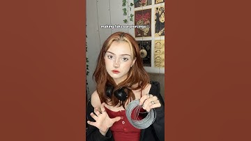 Diy fake ear piercing 🖇️👂