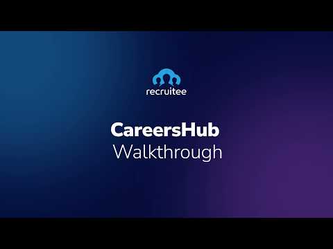 CareersHub Walkthrough