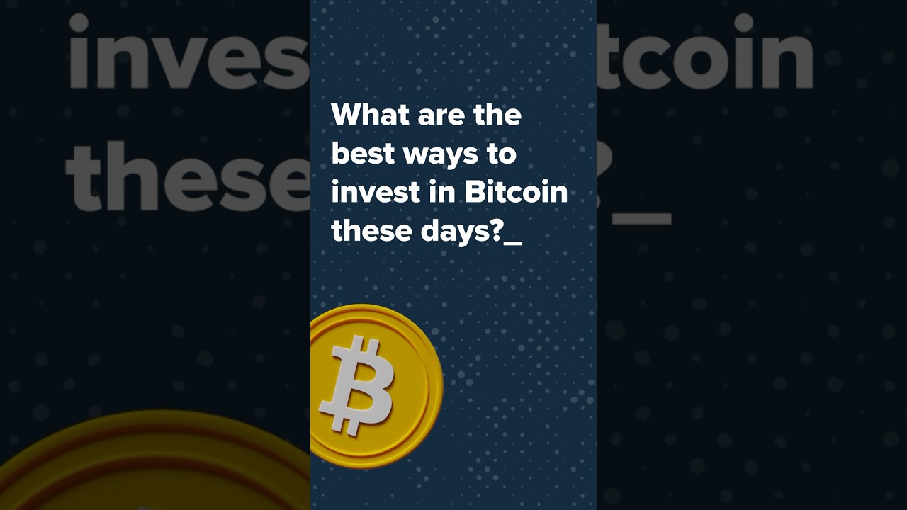How can I invest in Bitcoin? #sharemarketinvesting #cryptocurrency - YouTube
