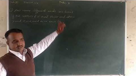 Permutations and Combinations ; lecture 17 by Atul Limgude sir