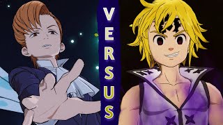 Traitor Meliodas Vs Adult King - 7Dsgc
