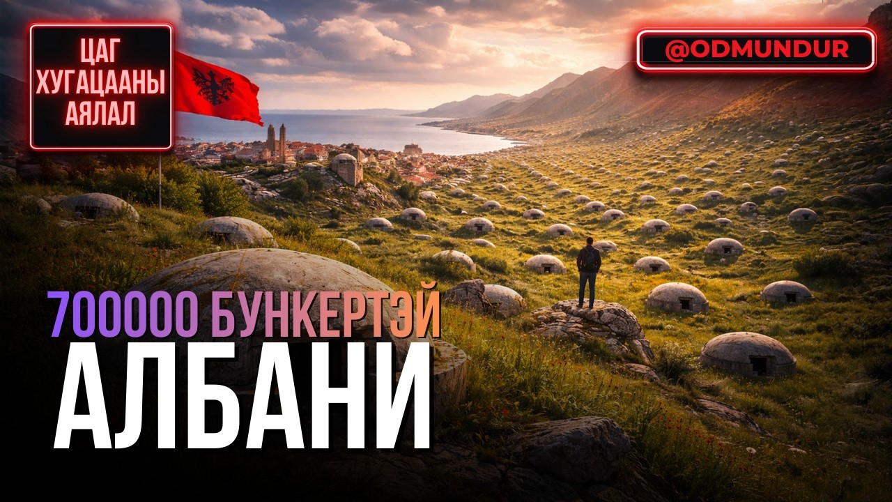 700000 бункертэй Албани - АТЛАС