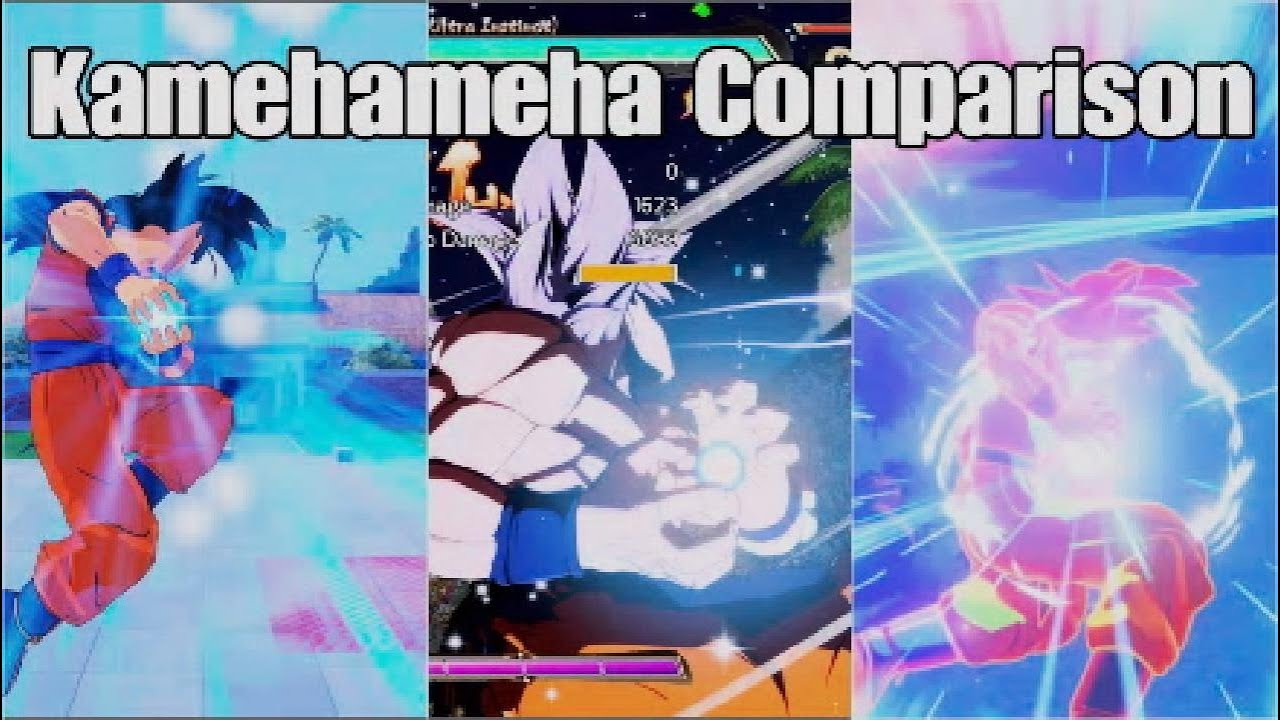 Kamehameha Comparison - YouTube