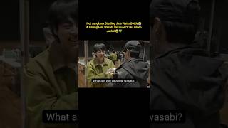Jungkook Stealing Jin's Water Bottle And Calling Him Wasabi😭💚