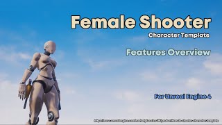 Female Shooter Character Template (Unreal Marketplace Asset)