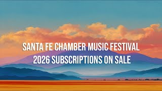 A #deep and moving collection of #works for our 2026 #festival Why to #subscribenow