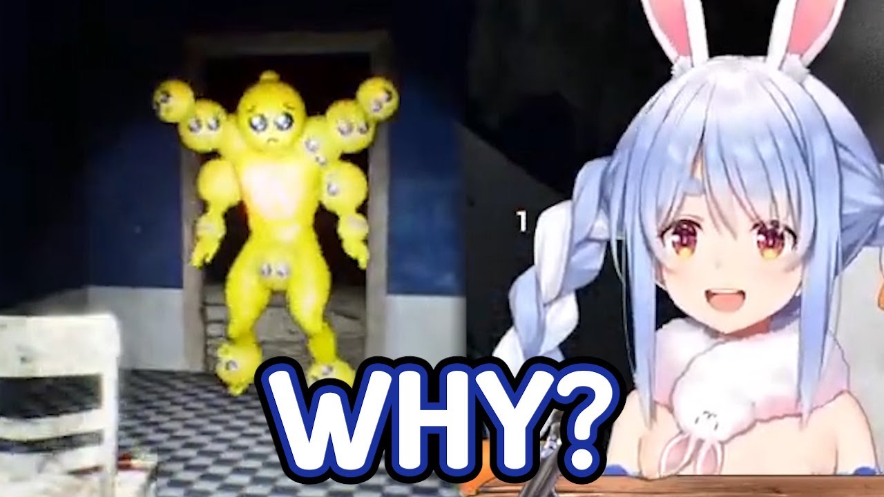 Pekora plays a funny/weird horror game Paon (based on Pien), screams and pekolaughs a lot [hololive]