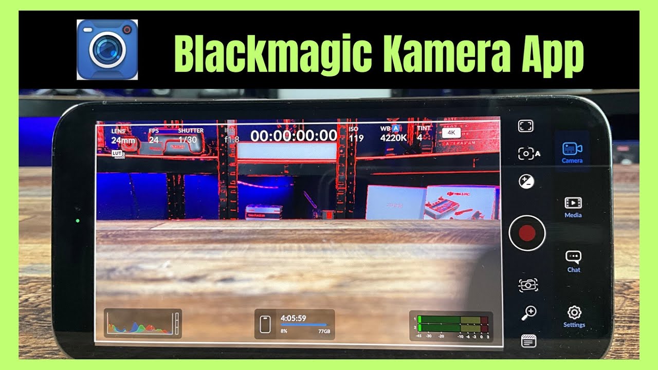Blackmagic Camera App 2023 deutsch iPhone 15 und ältere Modelle mit
