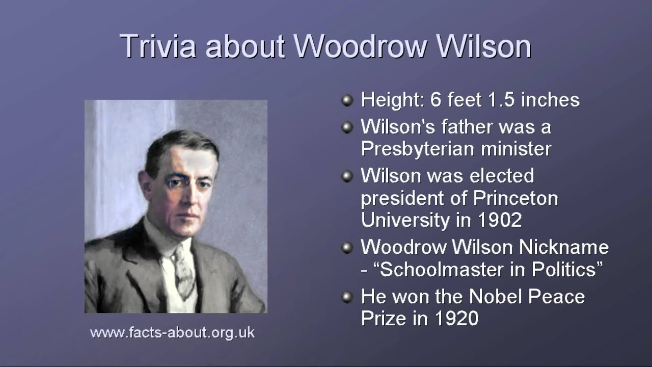 President Woodrow Wilson Biography - YouTube