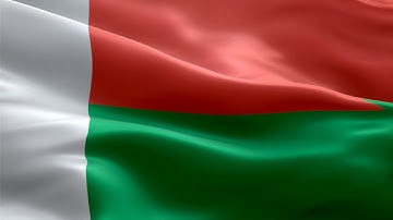 Madagascar Flag Animated HD | Royalty Free Stock Video | Free Flag Animation
