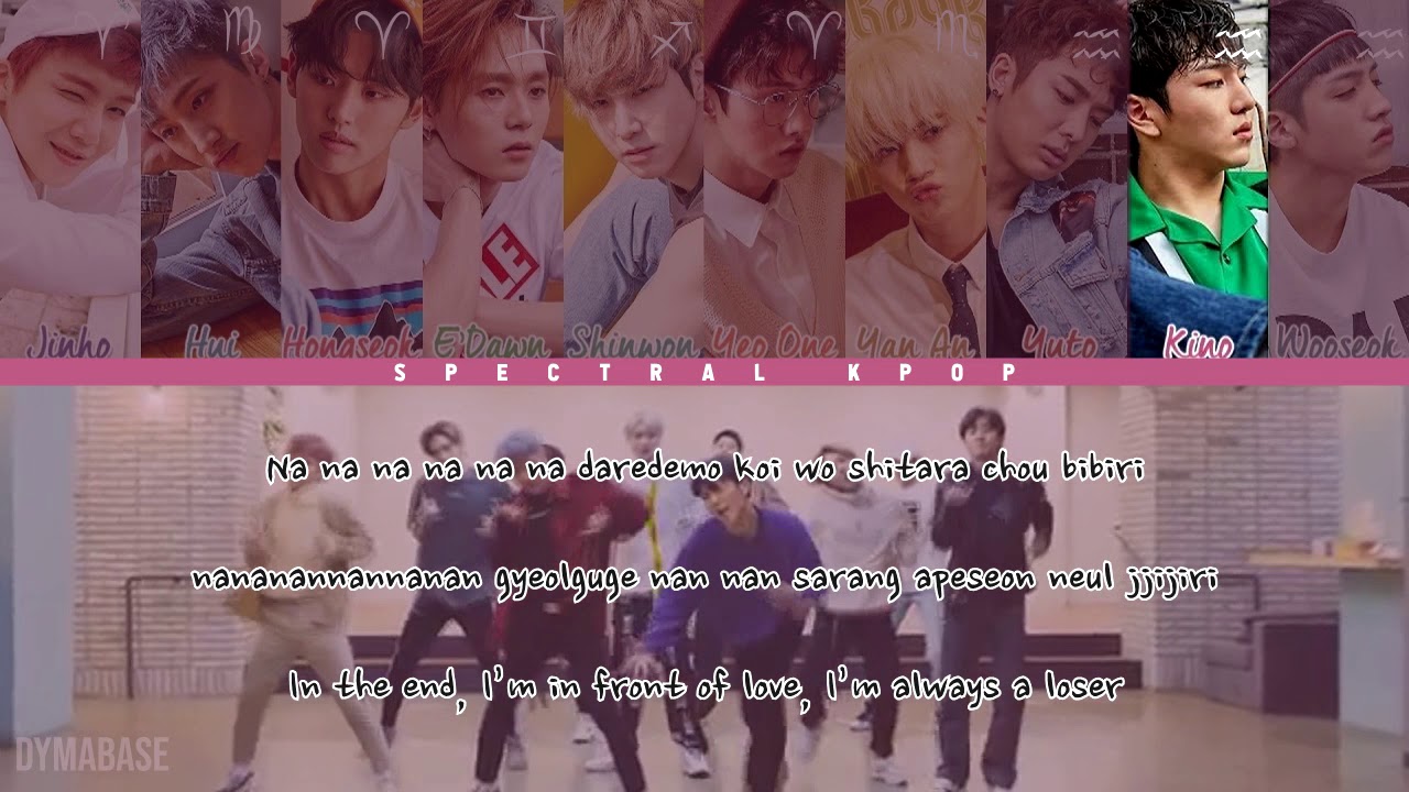  PENTAGON    Shine  KaraokeInstrumental with Lyrics and Dance  Spectral KPOP