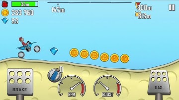 Hill Climb Racing - Gameplay Walkthrough Part 2 - Motocross Bike (ioS, Android)