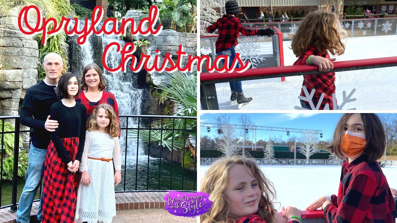 Ice Skating & Christmas Pictures Day in the Life Opryland Family